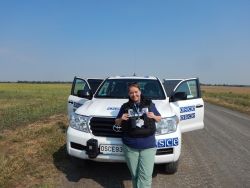OSCE Special Monitoring Mission to Ukraine, Caecilia van Peski, OSCE SMM Monitoring Officer
